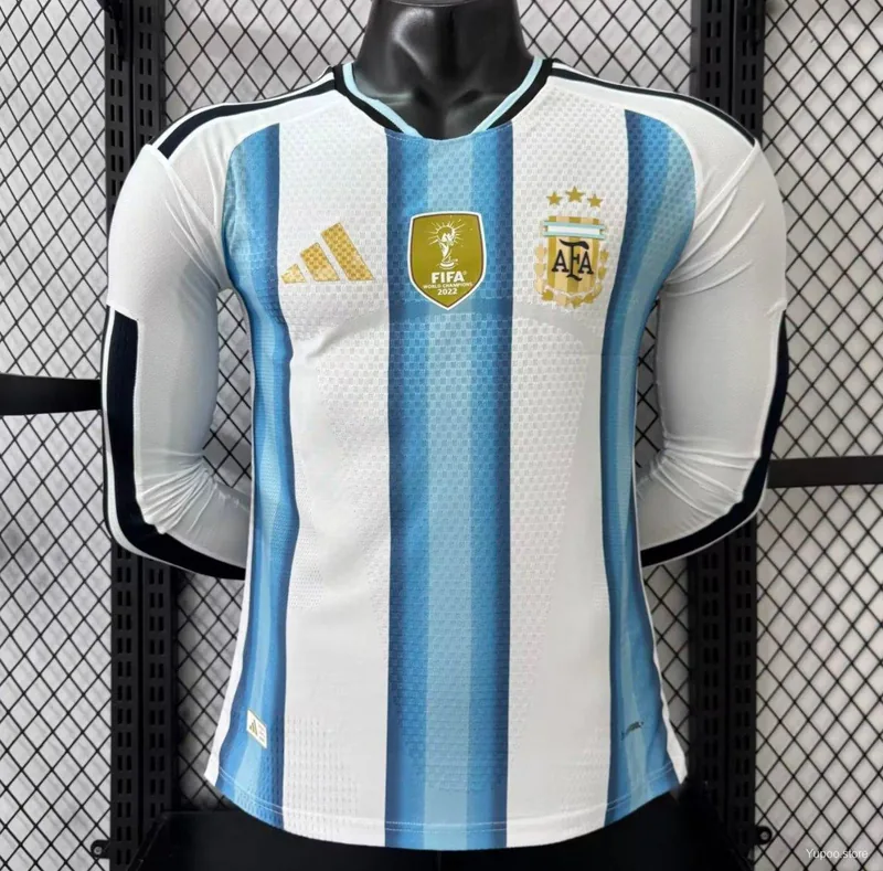 Camiseta Argentina 2026 LOCAL MANGA LARGA VERSION JUGADOR